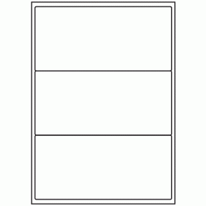 409-03 Rectangle Label 200mm x 94mm