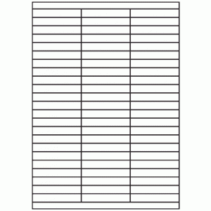 434-69 Rectangle Label 70mm x 12mm