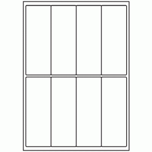 447-08 Rectangle Label 50mm x 138mm