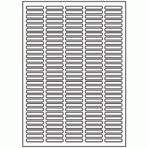 458-155 Rectangle Label 35mm x 6mm