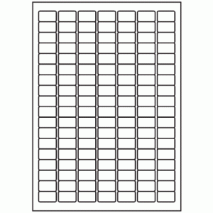 460-126 Rectangle Label 25mm x 15mm