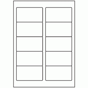 514-10 Rectangle Label 90mm x 50mm