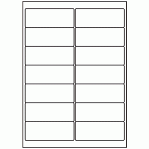 526-14 Rectangle Label 99.1mm x 38.1mm