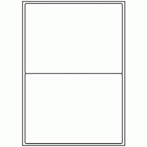 532-02 Rectangle Label 199.6mm x 143.5mm