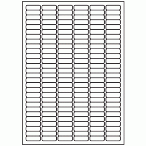 548-168 Rectangle Label 30mm x 10mm