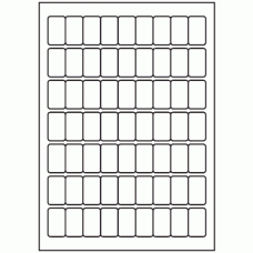 551-63 Rectangle Label 21mm x 34mm