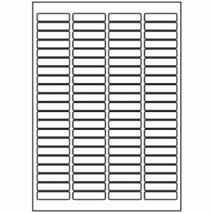 558-84 Rectangle Label 46mm x 11.1mm