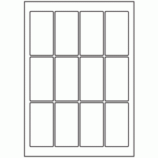 578-12 Rectangle Label 45mm x 84mm