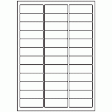 579-36 Rectangle Label 63.5mm x 23mm