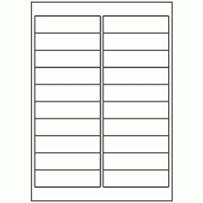 580-20 Rectangle Label 98mm x 25.4mm