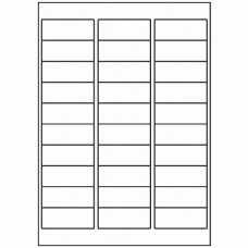 582-30 Rectangle Label 64mm x 25.4mm