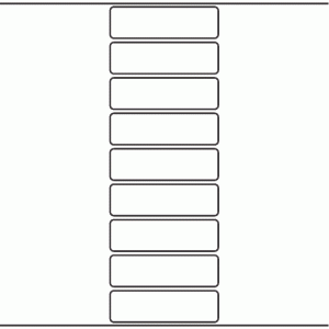 1027 - Label Size 100mm x 29mm - 2,130 labels per roll