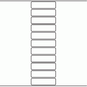 1044 - Label Size 74mm x 20mm - 3,030 labels per roll