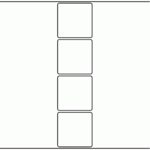 1045 - Label Size 70mm x 70mm - 950 labels per roll