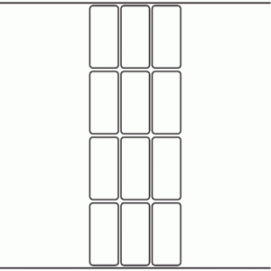 1047 - Label Size 32mm x 70mm - 2,850 labels per roll