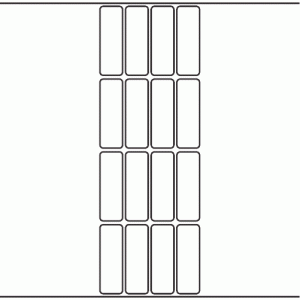 1048 - Label Size 23mm x 70mm - 3,800 labels per roll