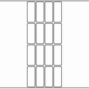 1061 - Label Size 23mm x 60mm - 4,400 labels per roll