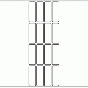 1062 - Label Size 20mm x 60mm - 4,400 labels per roll