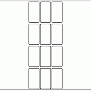 1064 - Label Size 30mm x 59mm - 3,300 labels per roll