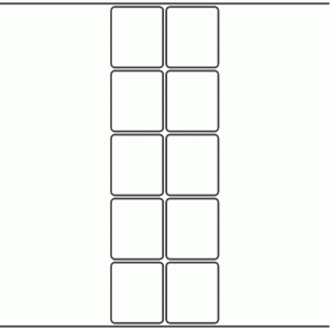 1068 - Label Size 48mm x 56mm - 2,360 labels per roll