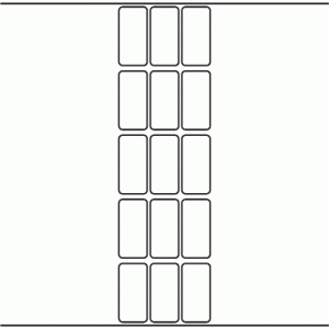 1073 - Label Size 26mm x 54mm - 3,540 labels per roll