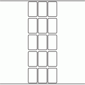 1077 - Label Size 30mm x 50mm - 3,750 labels per roll