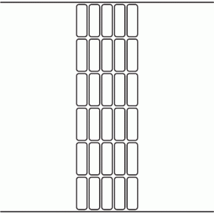 1085 - Label Size 15mm x 46mm - 7,100 labels per roll