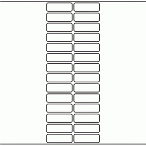 1086 - Label Size 46mm x 15mm - 7,700 labels per roll