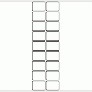 1090 - Label Size 43mm x 30mm - 4,260 labels per roll