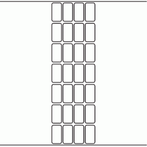 1093 - Label Size 20mm x 38mm - 6,640 labels per roll