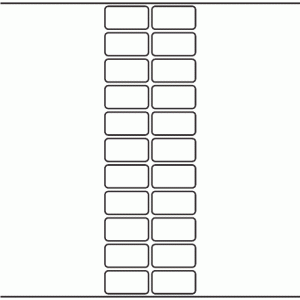 1094 - Label Size 38mm x 20mm - 6,060 labels per roll