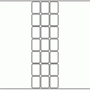 1095 - Label Size 26mm x 37mm - 5,250 labels per roll