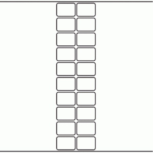 1096 - Label Size 37mm x 26mm - 4,740 labels per roll