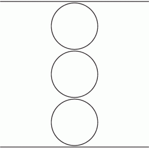 1114 - Label Size 98mm dia - 690 labels per roll