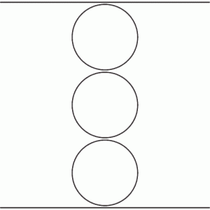 1115 - Label Size 95mm dia - 710 labels per roll