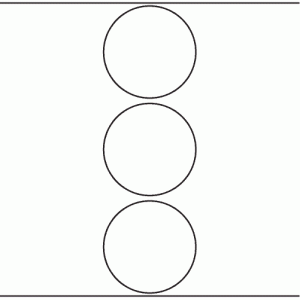 1117 - Label Size 80mm dia - 830 labels per roll