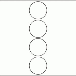 1118 - Label Size 70mm dia - 950 labels per roll