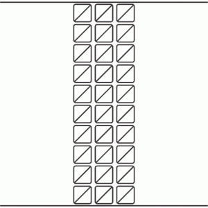 1139 - Label Size 25mm Triangle - 14,220 labels per roll