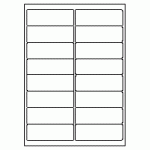 354-16 Rectangle Label 99.1mm x 34mm