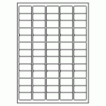 356-65 Rectangle Label 38.1mm x 21.2mm