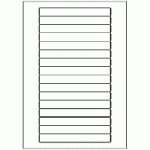 358-16 Rectangle Label 145mm x 16.9mm