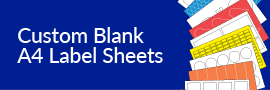 Custom Blank A4 Label Sheets